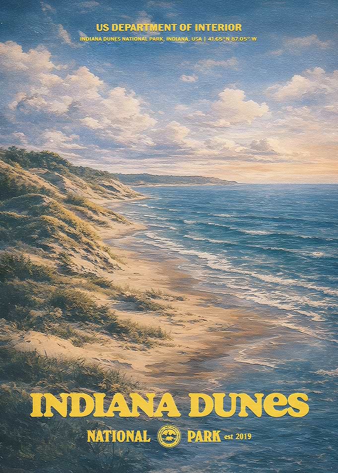 Indiana Dunes National Park Poster