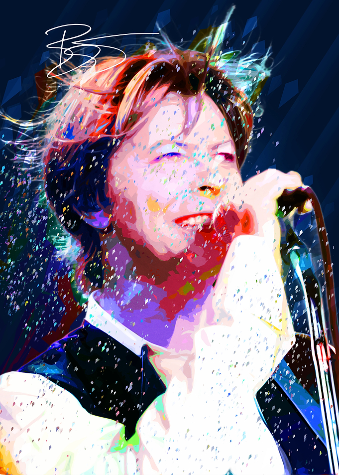 David Bowie Pop Art Portrait