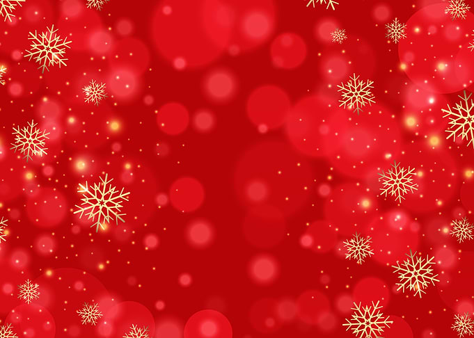 Christmas Snowflakes and Bokeh Background