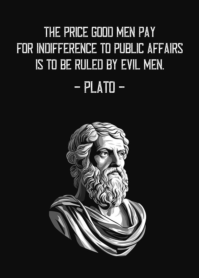 Plato Quote on Indifference to Politics