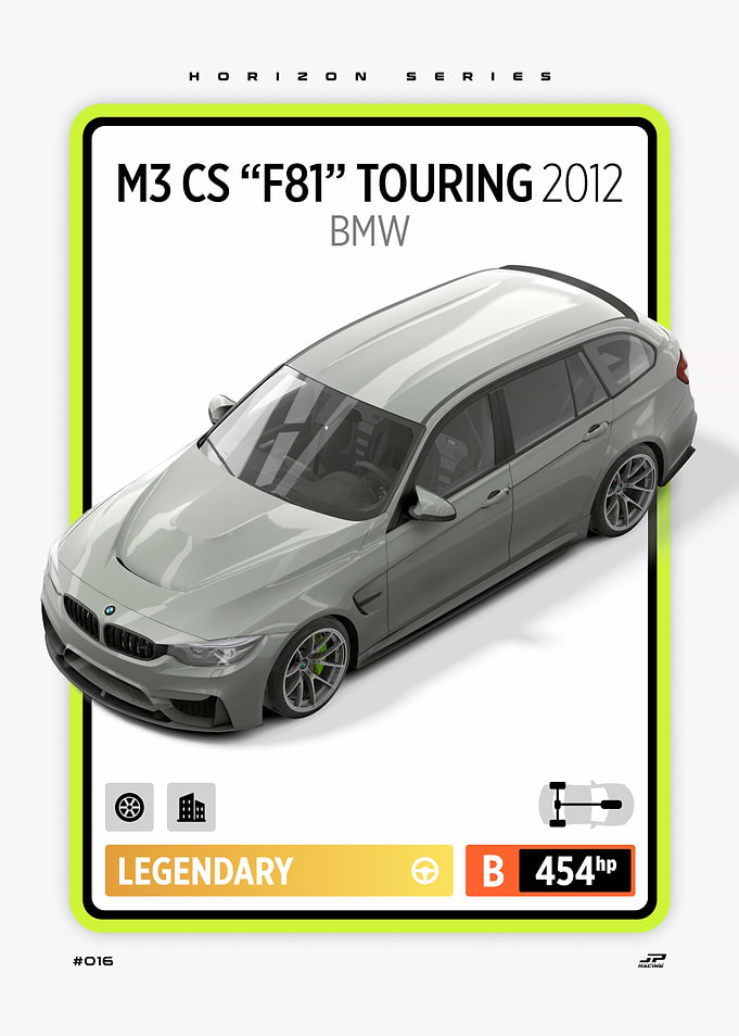BMW M3 CS Touring Car Card