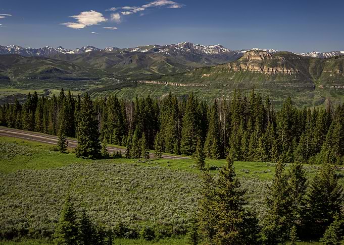 Beartooth Highway Mountain Landscape
