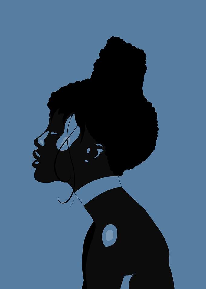 Minimalist Portrait of a Woman
