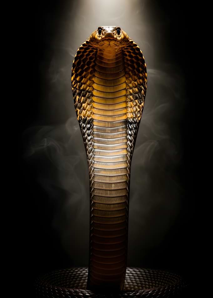 Cobra Snake Portrait