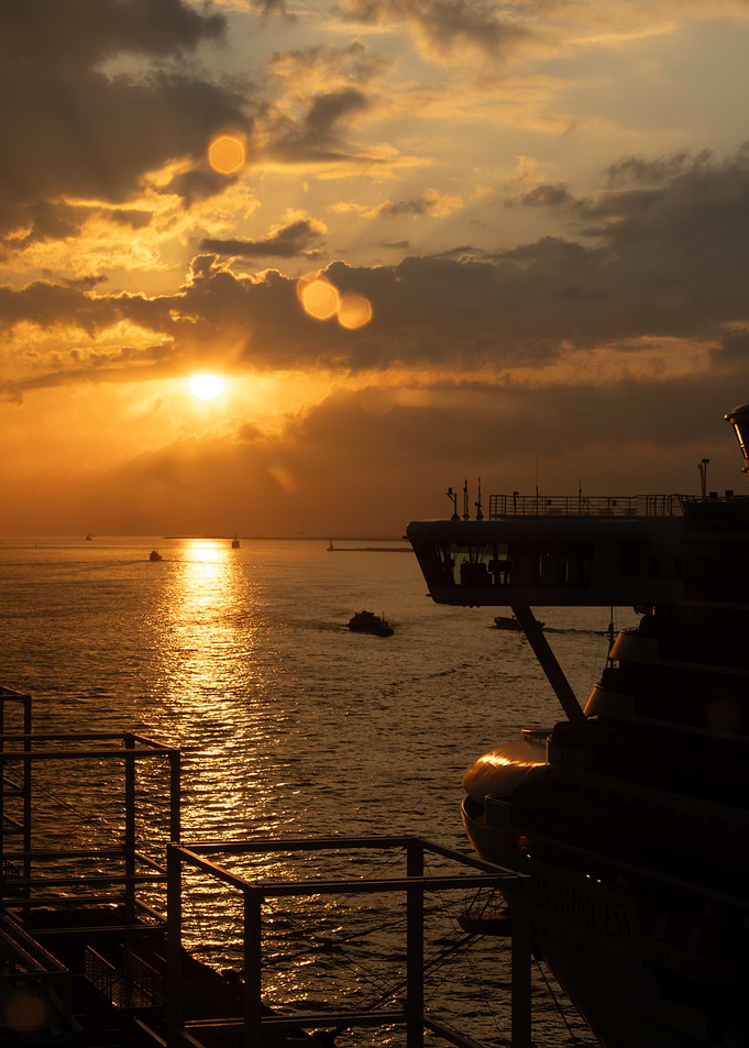 Osaka Bay Sunset