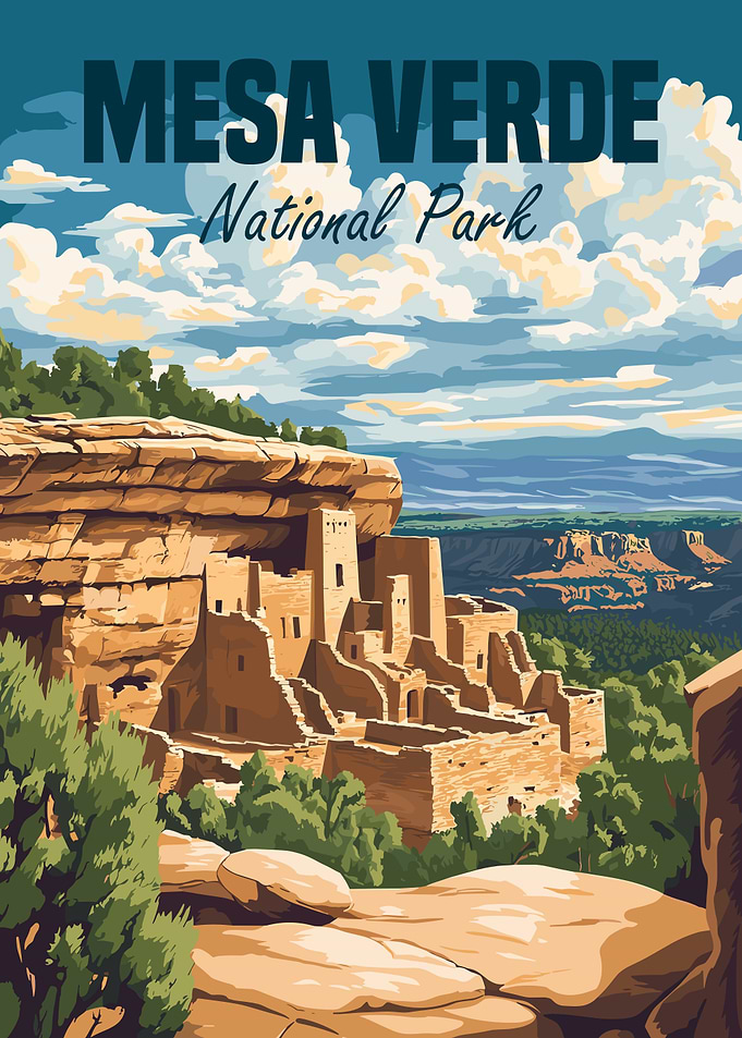 Mesa Verde National Park Poster