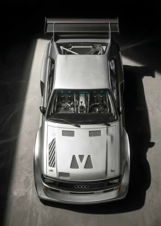 Audi Sport Quattro S1 Rally Car Top View