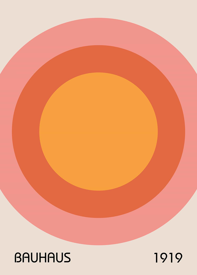 Bauhaus 1919 Concentric Circles