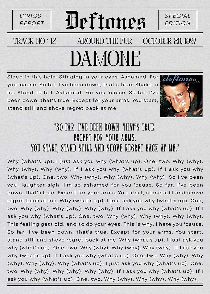 Deftones Damone