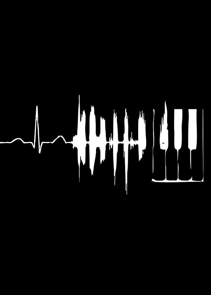 Heartbeat Piano Soundwave