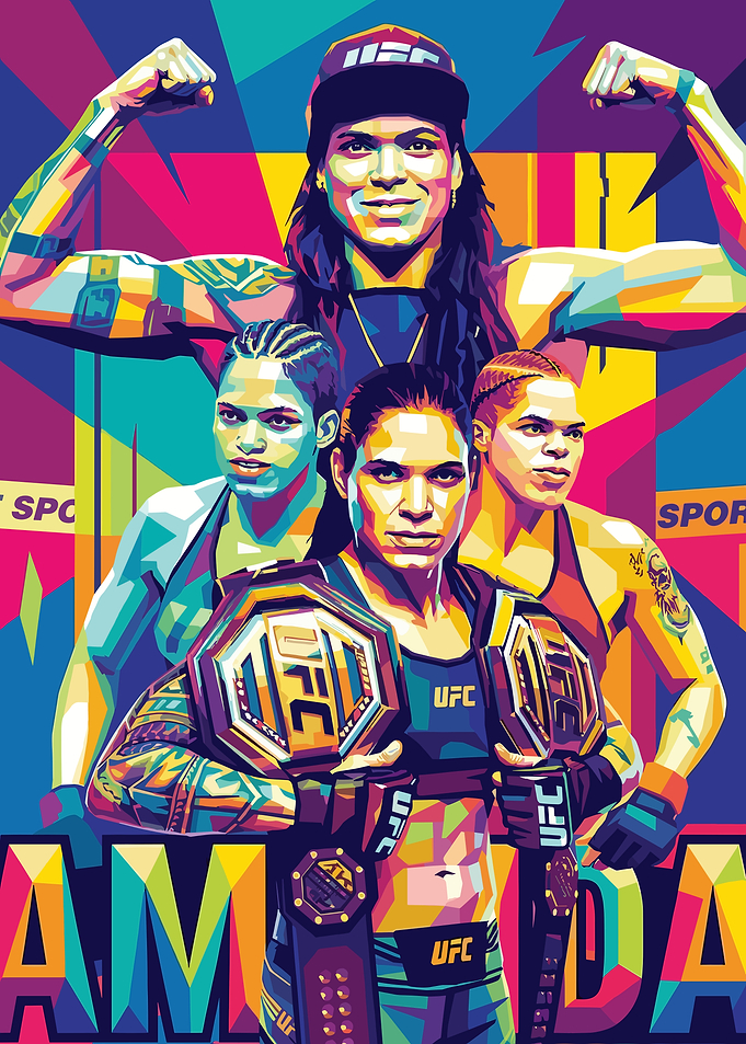Amanda Nunes UFC Pop Art