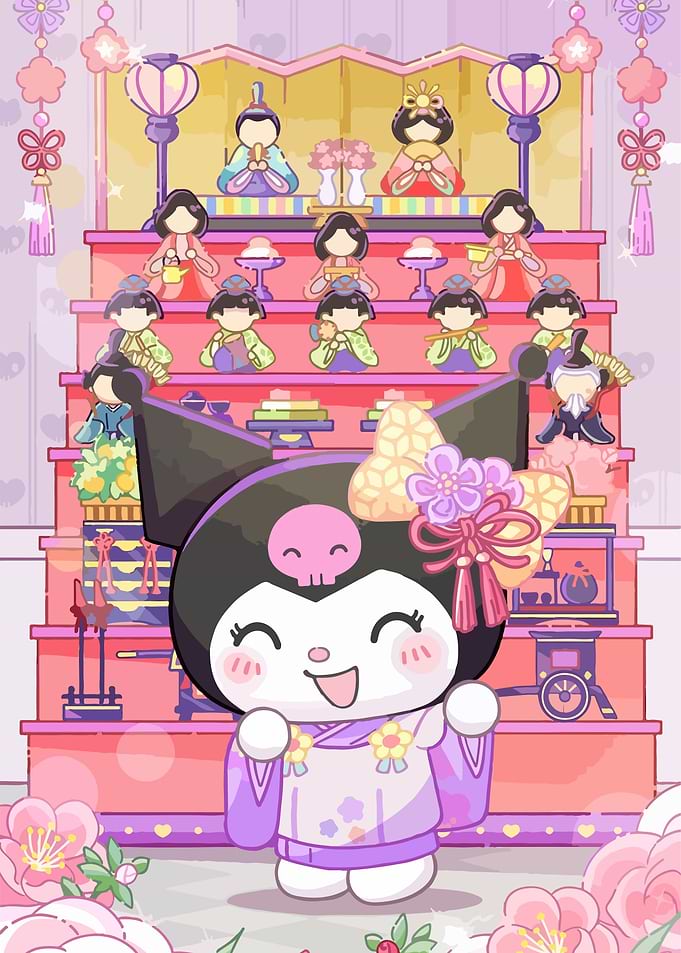 Kuromi in Japanese Festival Attire