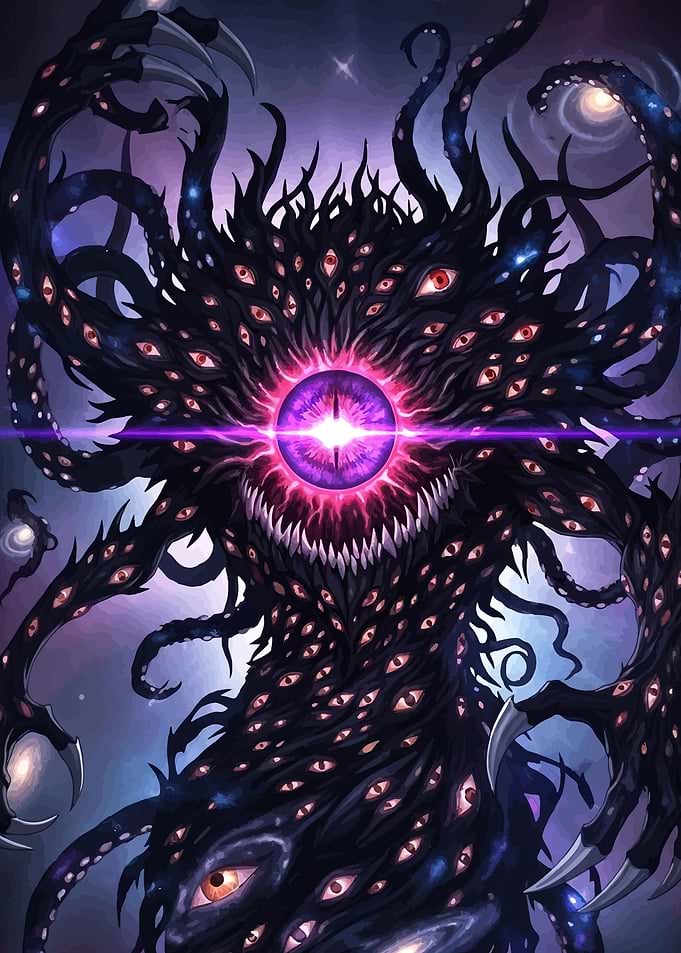 Cosmic Eldritch Abomination with Many Eyes