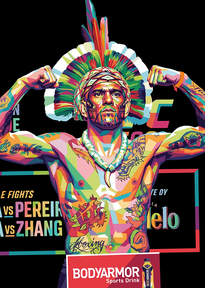 Alex Pereira UFC Pop Art