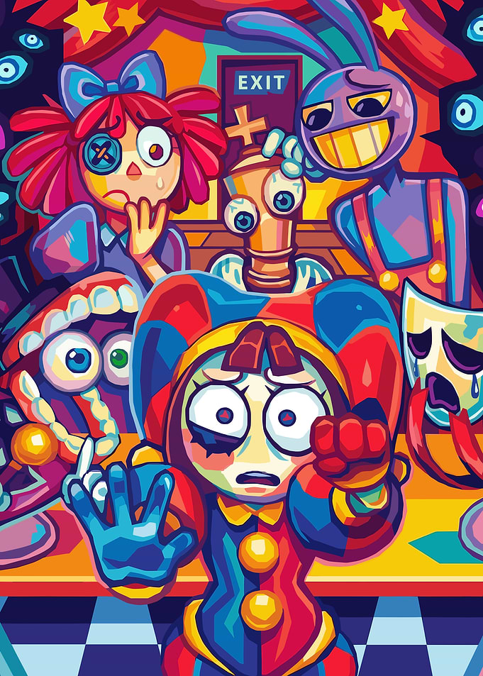 Creepy Circus Characters