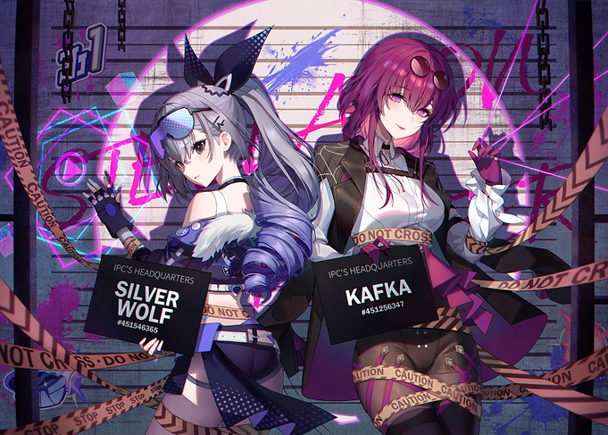 Honkai Star Rail Kafka And Silver Wolf
