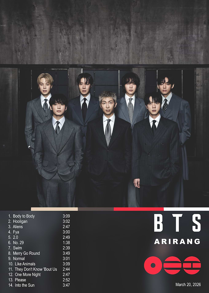 BTS Arirang Album Poster