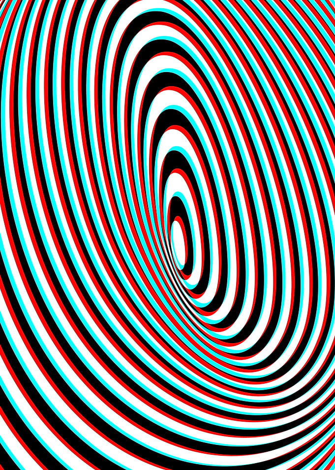 Optical Illusion Swirl Pattern