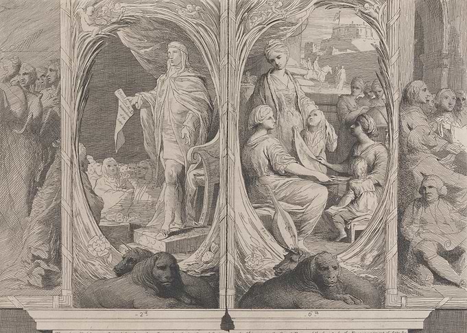 Allegorical Scene with Figures and Architecture
