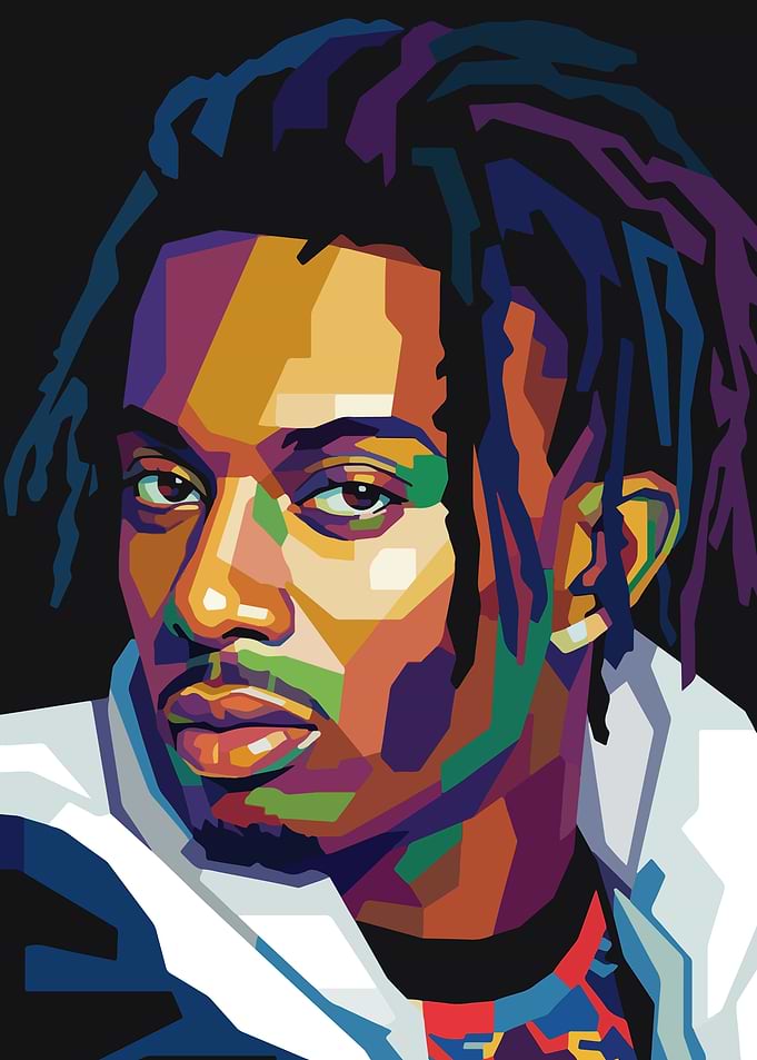 Playboi Carti Pop Art Portrait