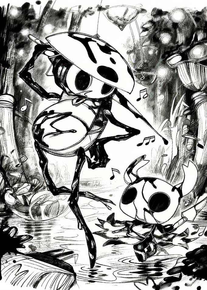 Hollow Knight Characters Dancing
