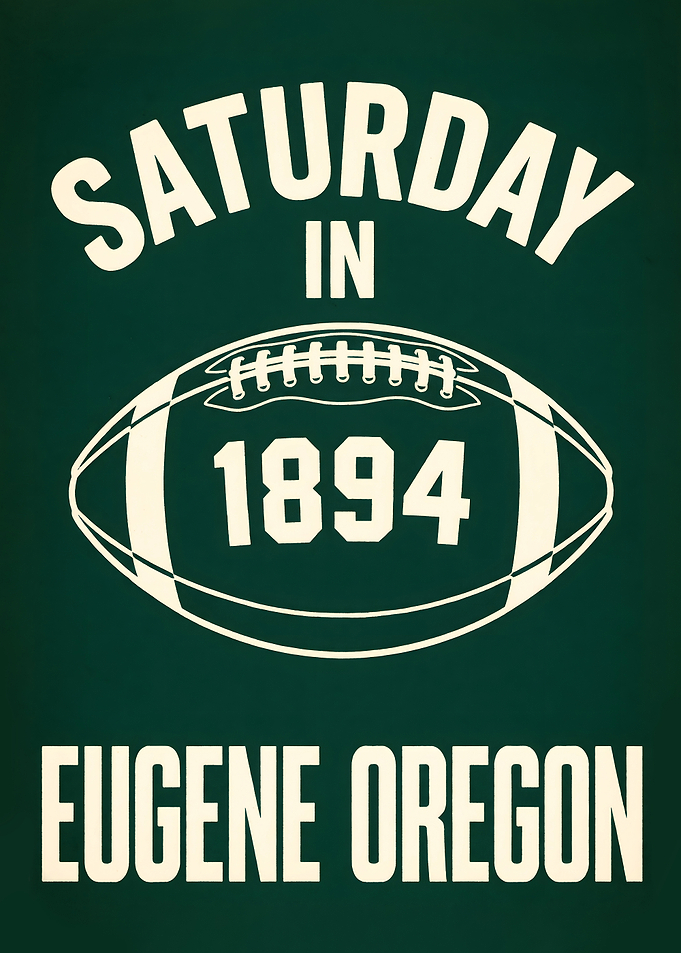 Saturday in 1894 Eugene Oregon