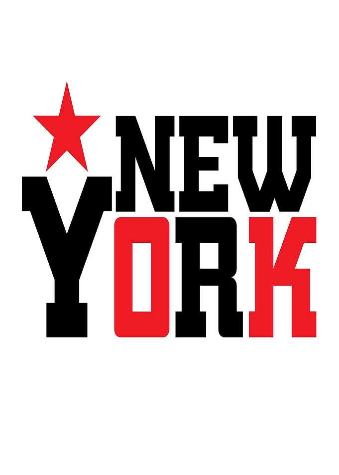 New York Text Art