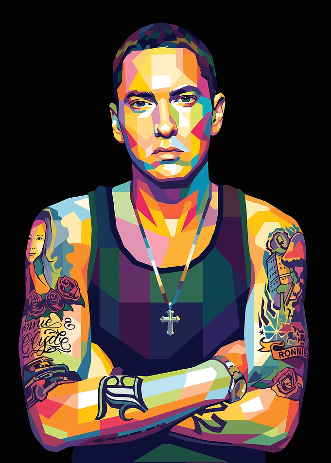 Eminem Pop Art Portrait