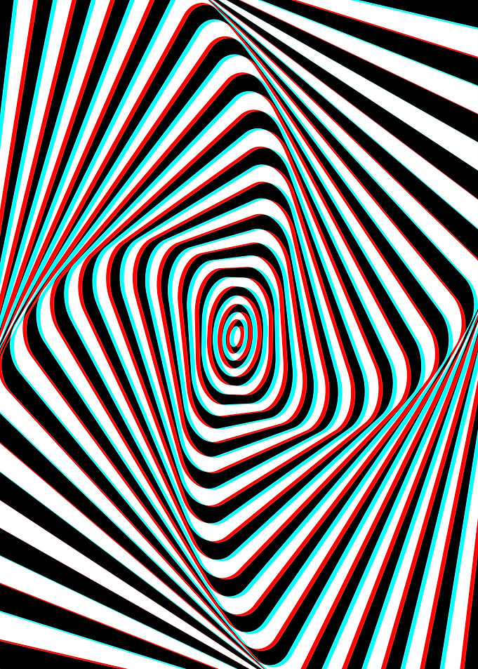Optical Illusion Swirl Pattern