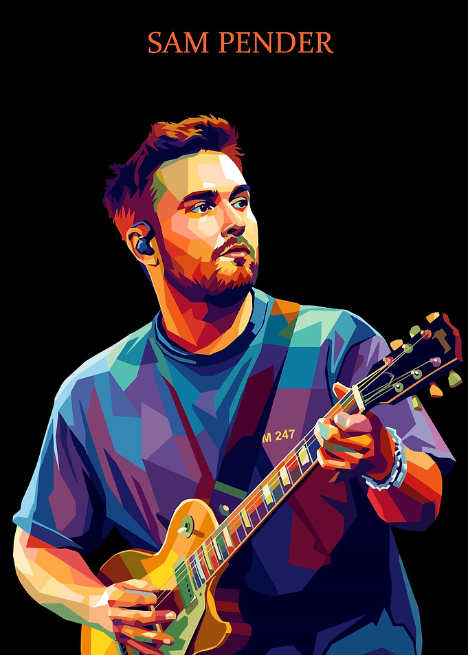 Sam Pender Playing Guitar