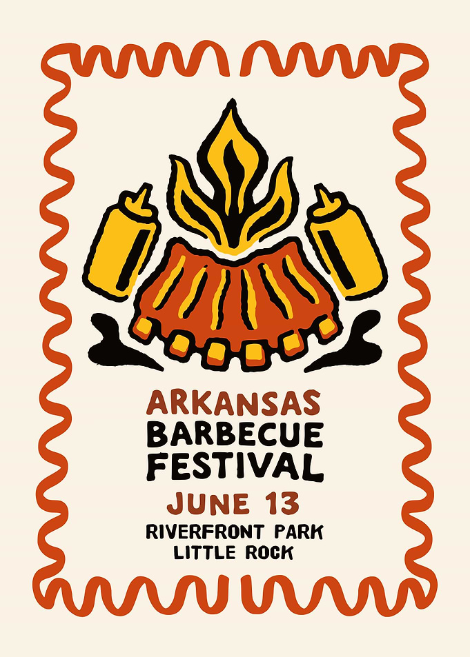BBQ Festival Poster Wall Art