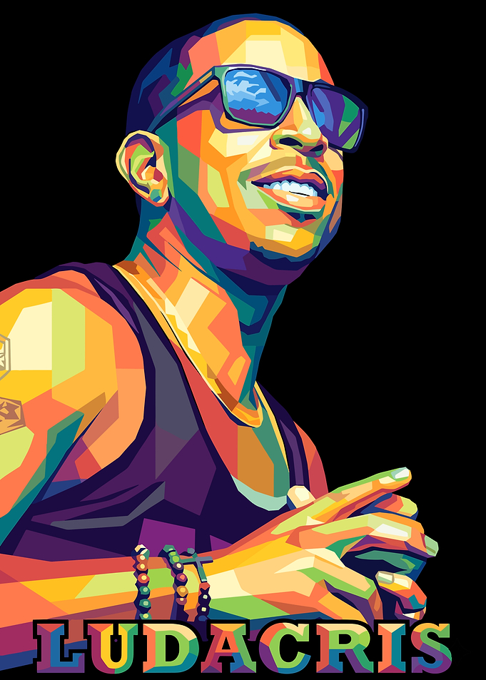Ludacris Pop Art Portrait