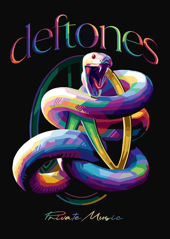 Deftones Snake Pop Art