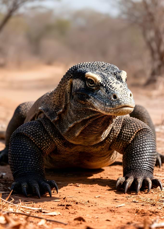 Komodo Dragon Close-Up