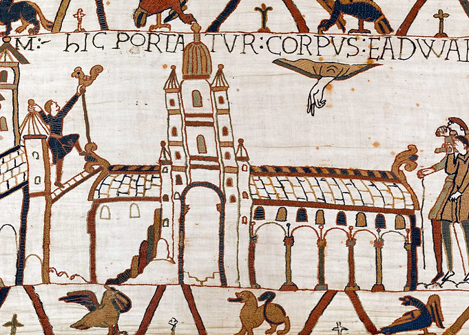 Westminster Abbey Bayeux Tapestry Scene 26