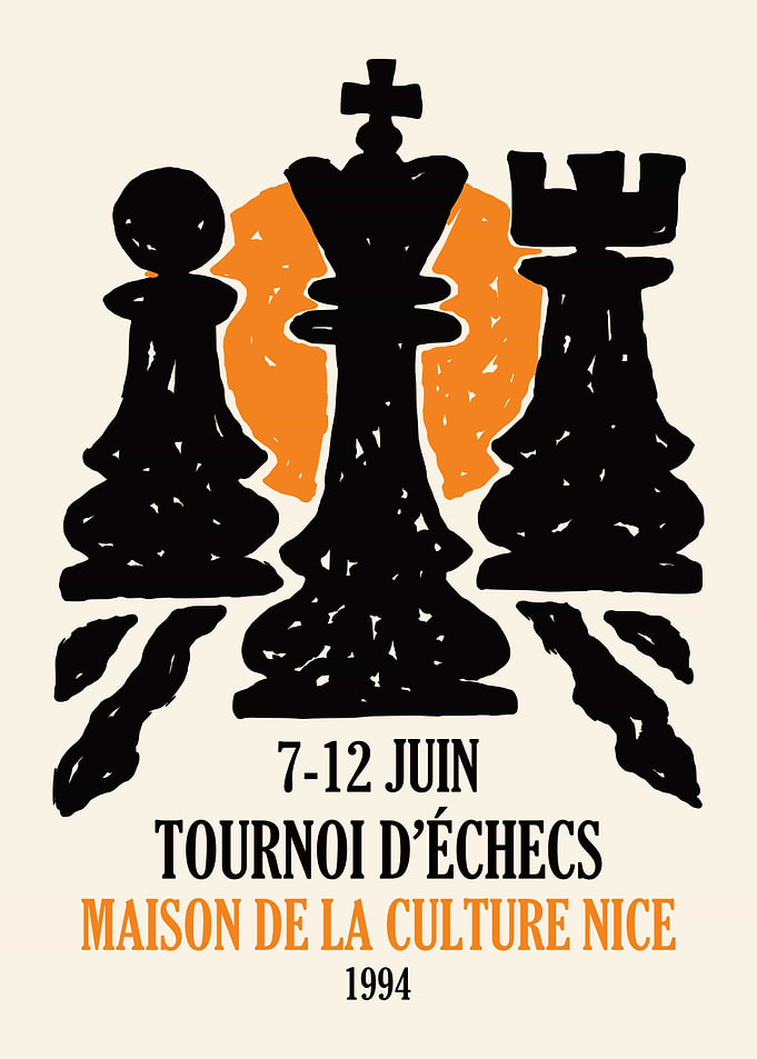 Chess Tournament Poster Wall Art