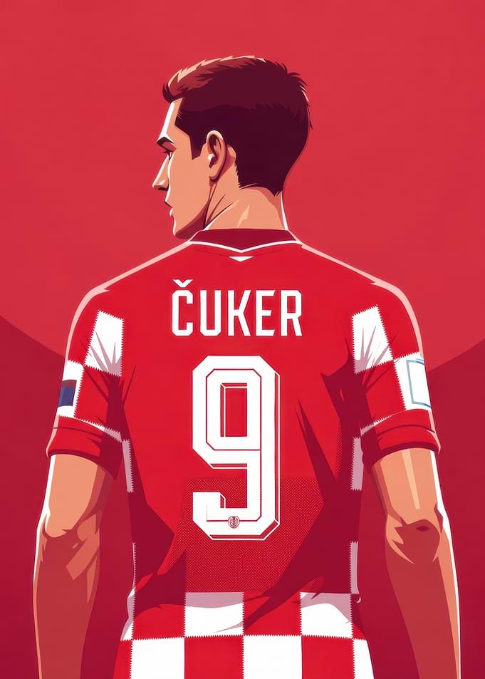 Davor Šuker Croatia Football Jersey