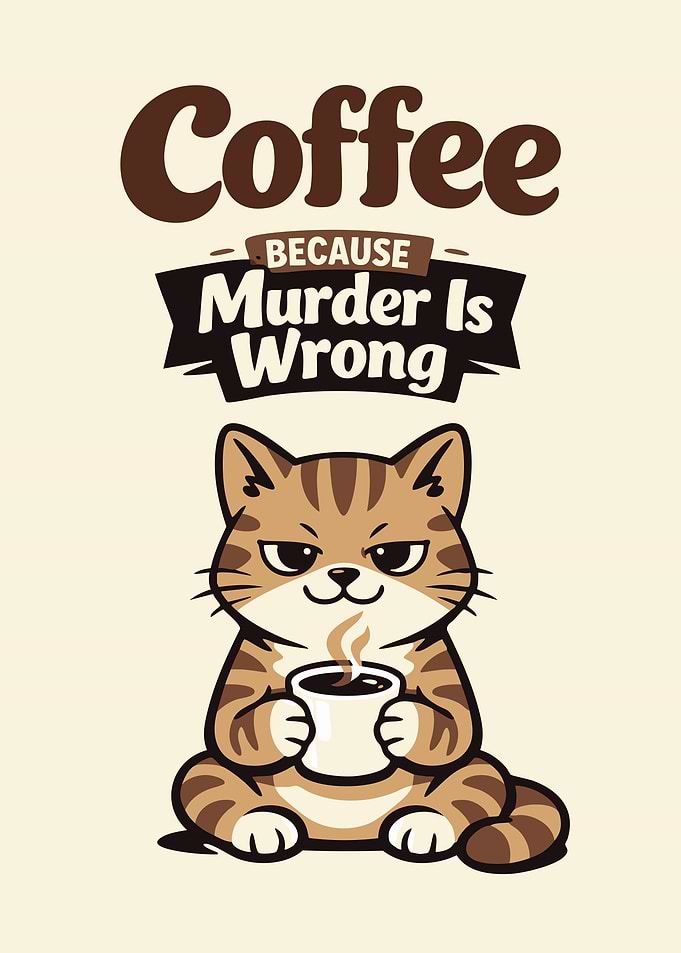 Coffee Because Murder Is Wrong