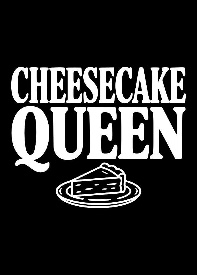 Cheesecake Queen Text Art