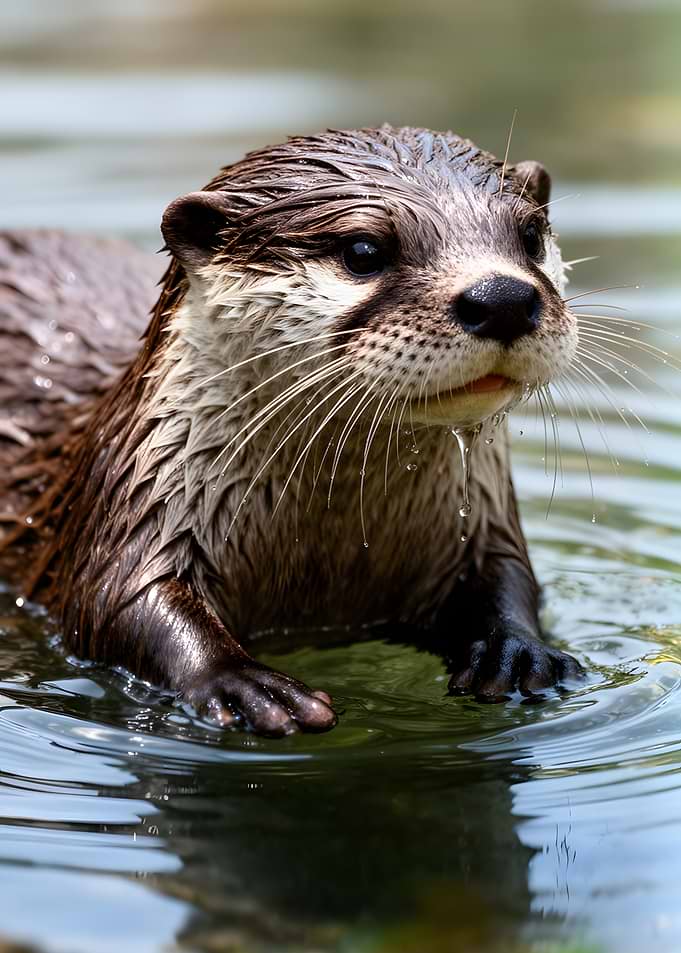 Otter in Water