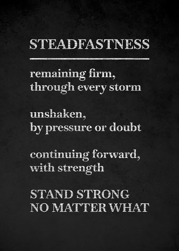Steadfastness Motivational Quote