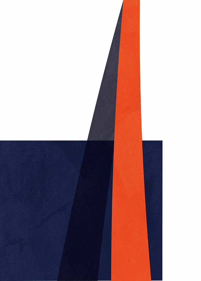 Abstract Geometric Shapes with Textured Background