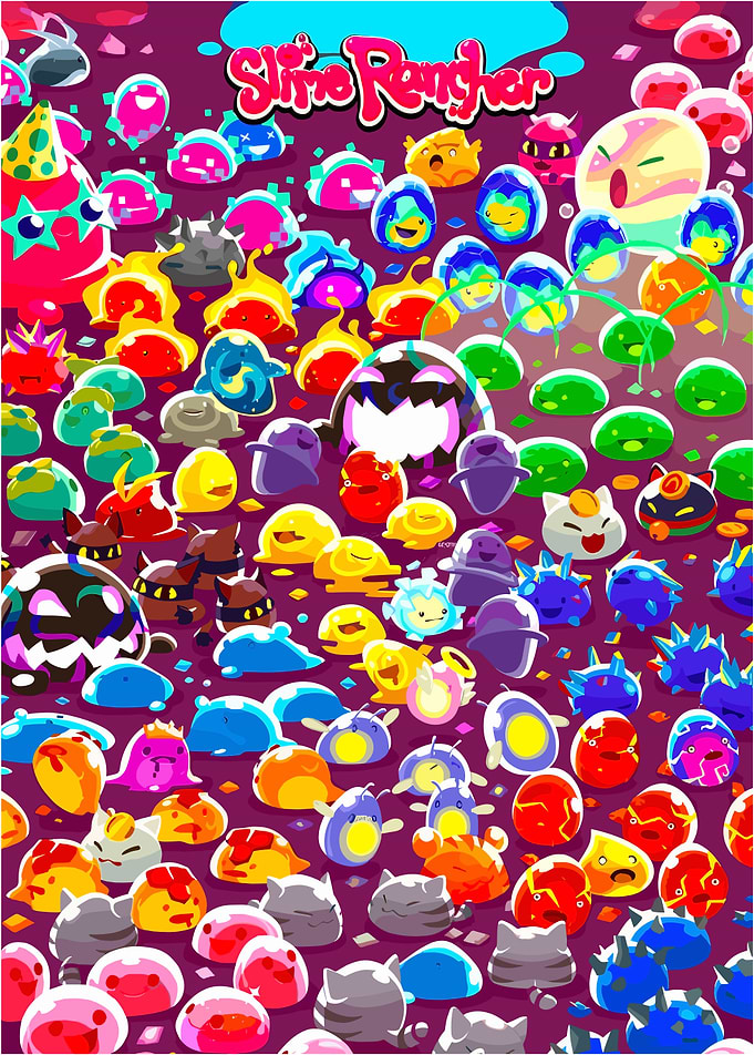 Slime Rancher Game Art