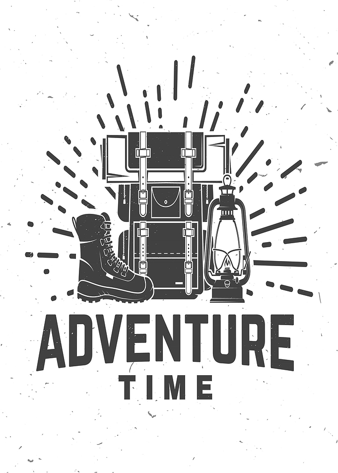 Adventure Time Backpack and Lantern