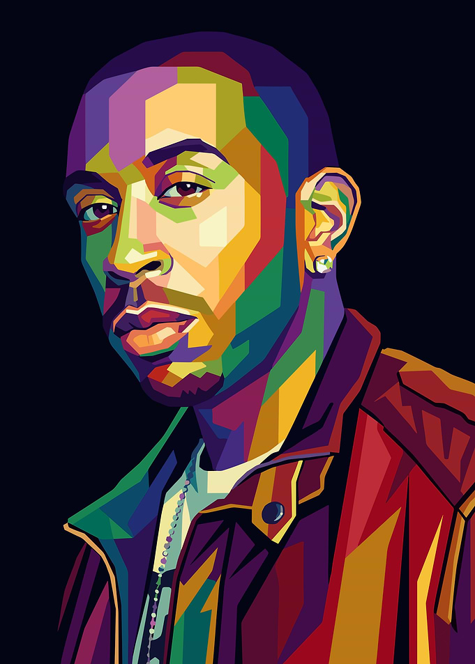Ludacris Pop Art Portrait