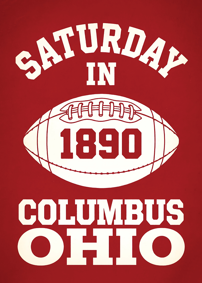 Saturday in 1890 Columbus Ohio Football