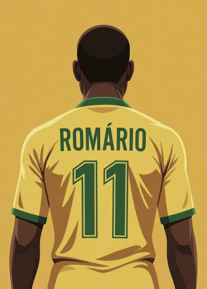 Romario 11 Brazil Soccer Jersey