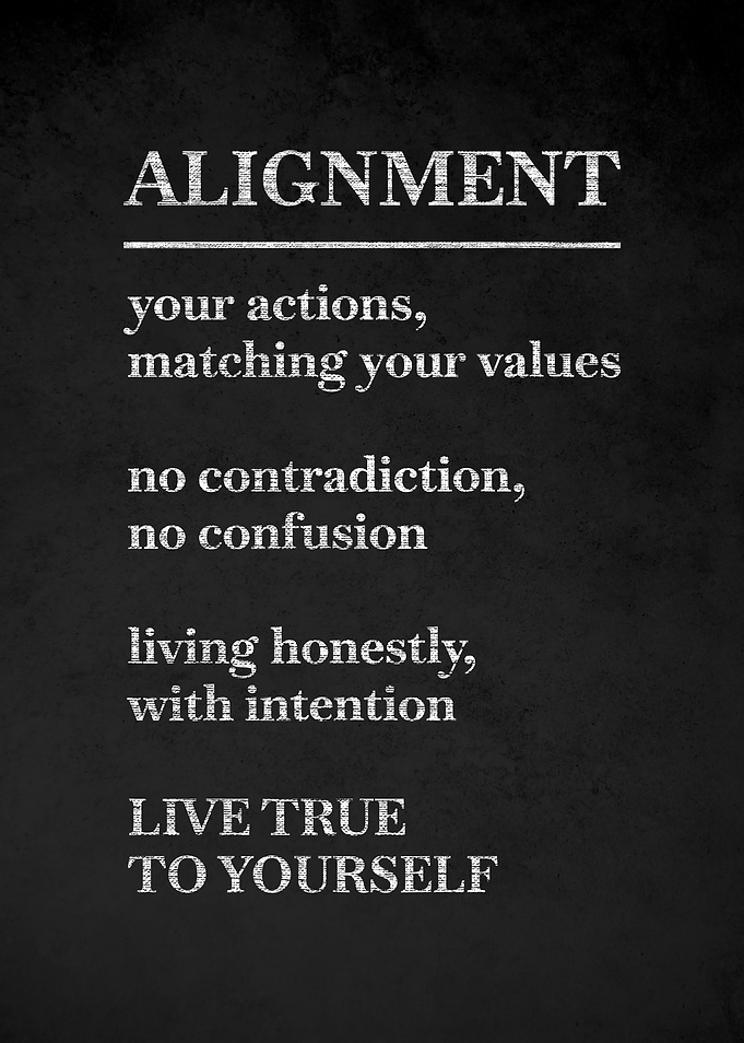 Alignment quote poster v3