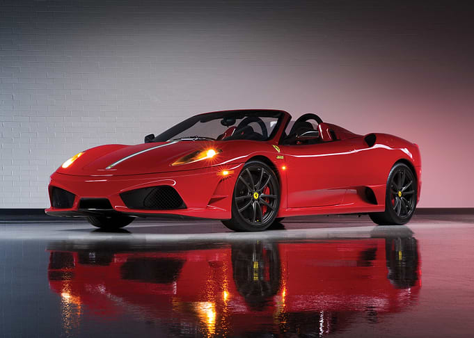 Red Ferrari Convertible Sports Car