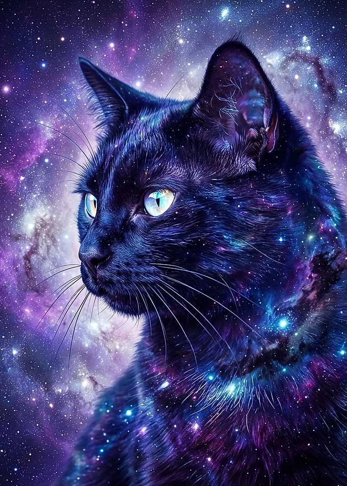 Cosmic Black Cat